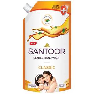 Santoor Gentle Hand Wash-Classic 700ml